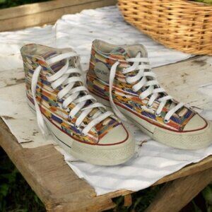 👛 (ANY 2/$25) HOT FOOT High Rise Multi Colored Sneakers